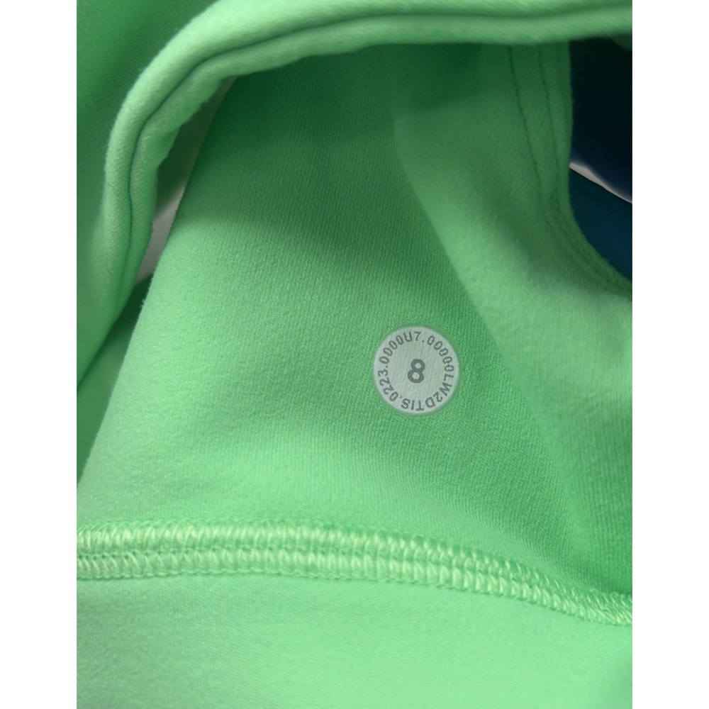 LULULEMON Align V-Neck Longline Bra Neon Green Size 8 - Picture 4 of 5
